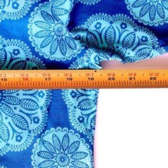 Luciano Dante Floral Rhinestone Beachy Resort Wear Tropical Tunic Size Small - Picture 12 of 12